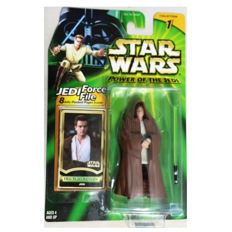 Star Wars Power of the Jedi, Obi-Wan Kenobi with 8 Info-Packed Pages