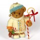 Cherished Teddies - Festive Bear with Candy Cane Ornament 4016868