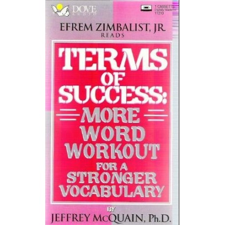 Terms of Success By Jeffrey McQuain, Ph.D. (Audio Cassette)