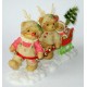 Cherished Teddies - Bears Pulling Sleigh Figurine 4005869
