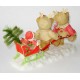 Cherished Teddies - Bears Pulling Sleigh Figurine 4005869