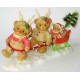 Cherished Teddies - Bears Pulling Sleigh Figurine 4005869