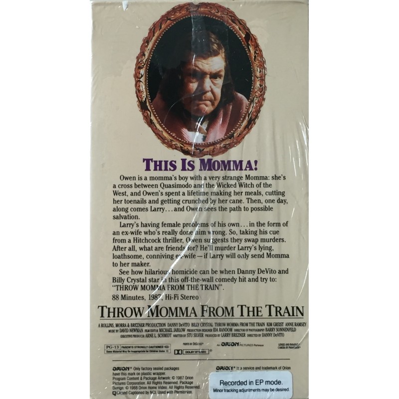 Throw Momma From The Train Vhs Arz Libnan