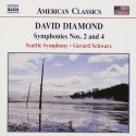 David Diamond: Symphonies Nos. 2 and 4 (Audio CD)