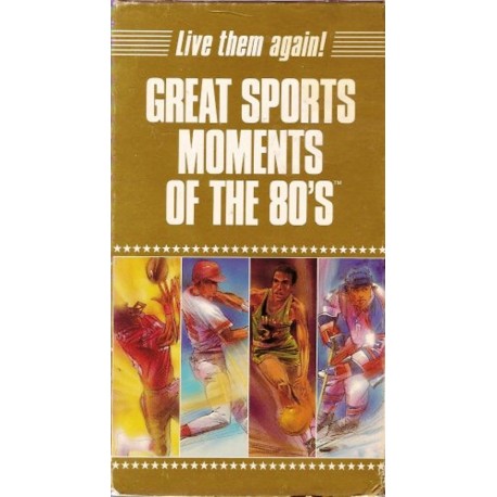 Great Sports Moments of the 80's (VHS)