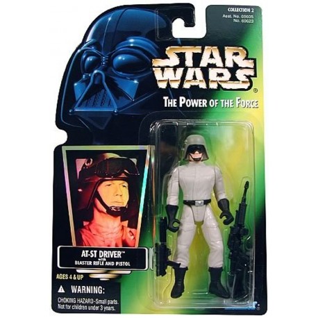 Star Wars The Power of the Force Green Card, AT-ST Driver with Hologram