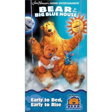 Bear In The Big Blue House Early To Bed Early To Rise Vhs Arz