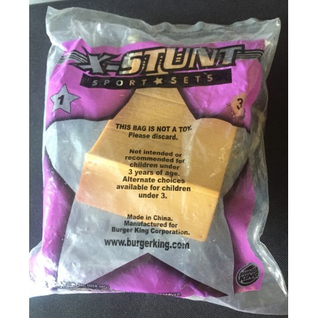 Burger King: X-Stunt Sport Sets - Nose Grindin' Skateboard