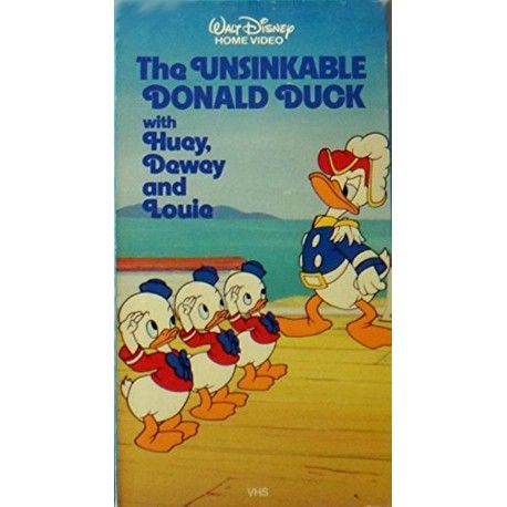 The Unsinkable Donald Duck with Huey, Dewey, and Louie (VHS)