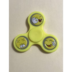 Fidget Spinner Toy Stress Reducer (Smiley Faces Happy Yellow)