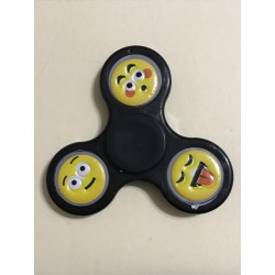 Fidget Spinner Toy Stress Reducer (Smiley Faces Confused Black)