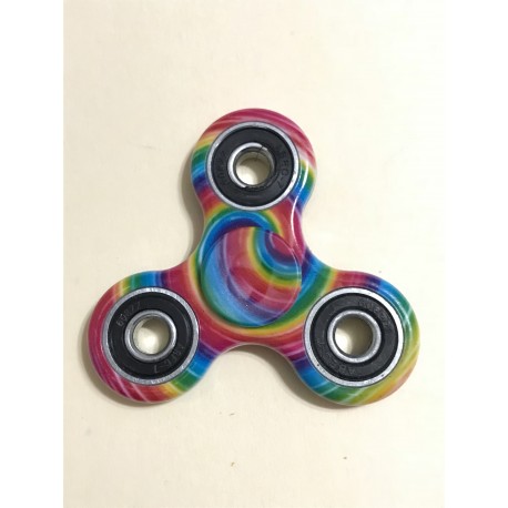 Fidget Spinner Toy Stress Reducer (Multicolor Swirl)