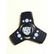 Fidget Spinner Toy Stress Reducer (Transformers Black - Aluminum)