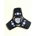 Fidget Spinner Toy Stress Reducer (Transformers Black - Aluminum)