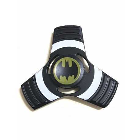Fidget Spinner Toy Stress Reducer (Batman Black - Aluminum)