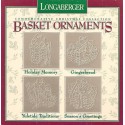Longaberger Pewter Ornaments - Basket 71901 Commemorative Christmas Collection