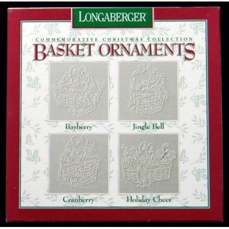 Longaberger Pewter Ornaments - Basket 71927 Commemorative Christmas Collection