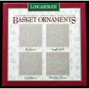 Longaberger Pewter Ornaments - Basket 71927 Commemorative Christmas Collection