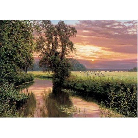 Peaceful Evening - Ravensburger 1000 Piece Puzzle