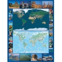 The Earth: Map & Satellite Photo - Ravensburger 1500 Piece Puzzle