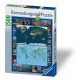 The Earth: Map & Satellite Photo - Ravensburger 1500 Piece Puzzle