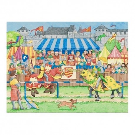 Knights - Ravensburger 35 Piece Puzzle + Papo