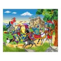 Riding with the King - Ravensburger 35 Piece Puzzle + Papo