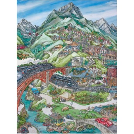 Fun Town - Ravensburger 200 Piece XXL Puzzle