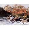 Running the Sacred Cliffs - Master Pieces 1000 Piece Puzzle