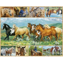 Free Spirits - White Mountain Puzzles 1000 Piece Puzzle