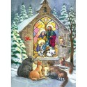 Stained Glass Nativity - SunsOut 1000 Piece Puzzle