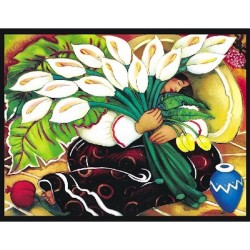Blue Vase and Pomegranate - SunsOut 1000 Piece Puzzle