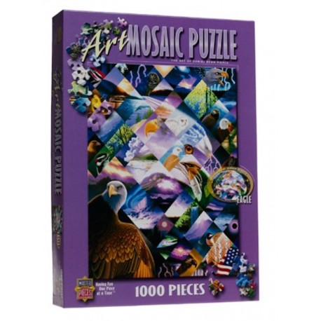 Art Mosaic: Eagle - Master Pieces 1000 Piece Puzzle