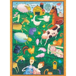 Old MacDonald's Farm - Master Pieces 36 Piece Really Big Puzzle