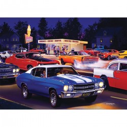 Cruisin': Fast Fred's - Master Pieces 1000 Piece Puzzle