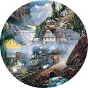 Ted Blaylock: Silver Belle Run - Master Pieces 700 Piece Round Puzzle