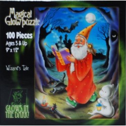 Magical Glow Puzzle: Wizard's Tale - E&L Corporation 100 Piece Puzzle