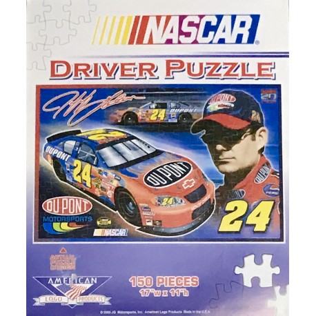 Nascar Driver Puzzle: Jeff Gordon 24 - American Logo Products 150 Piece Puzzle