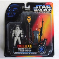 Star Wars Red Card, Deluxe Crowd Control Stormtrooper with Flight-Action thruster pack and capture claw