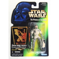 Star Wars The Power of the Force Green Card, Hoth Rebel Soldier with Hologram