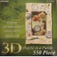 3D Puzzle in a Puzzle: Lisa Audit - Pressman 550 Piece Puzzle