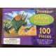 Glow Puzzle: Dinosaur - The Clever Factory, Inc 100 Piece Puzzle