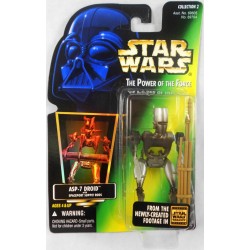 Star Wars The Power of the Force Green Card, ASP-7 Droid with Hologram