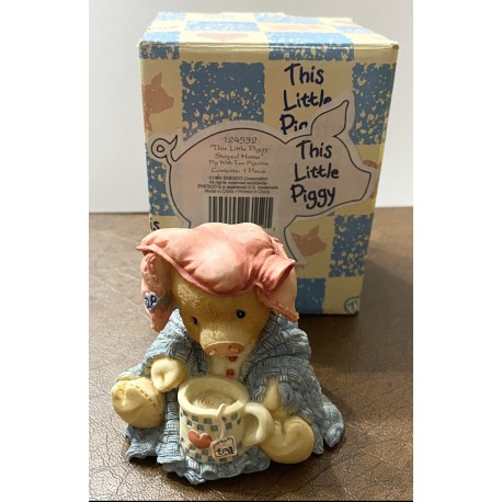 This Little Piggy - "Stayed Home" 1994 Figurine 124532