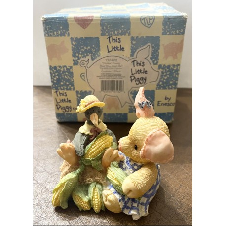 This Little Piggy - "Nothin' Corny Bout You And Me" 1994 Figurine 136492