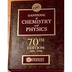 Handbook of Chemistry and Physics, Seventieth Edition - Hardcover