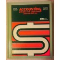 Accounting: Principles and Applications Parts One and Two - Hardcover