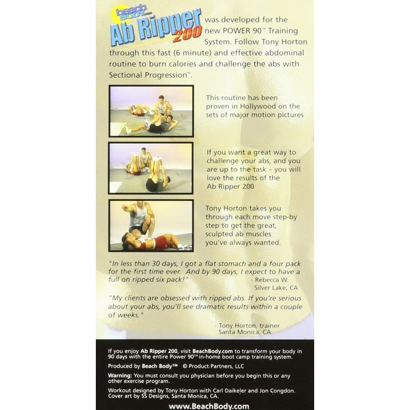 Beach Body Ab Ripper 200 (VHS) - Arz Libnan