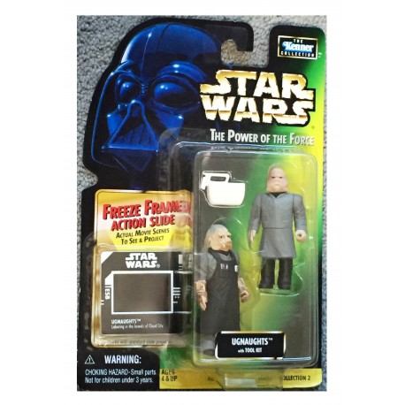 Star Wars The Power of the Force Green Card, Ugnaughts with Freeze Frame Slide