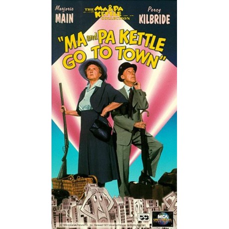 Ma and Pa Kettle Go to Town (VHS)